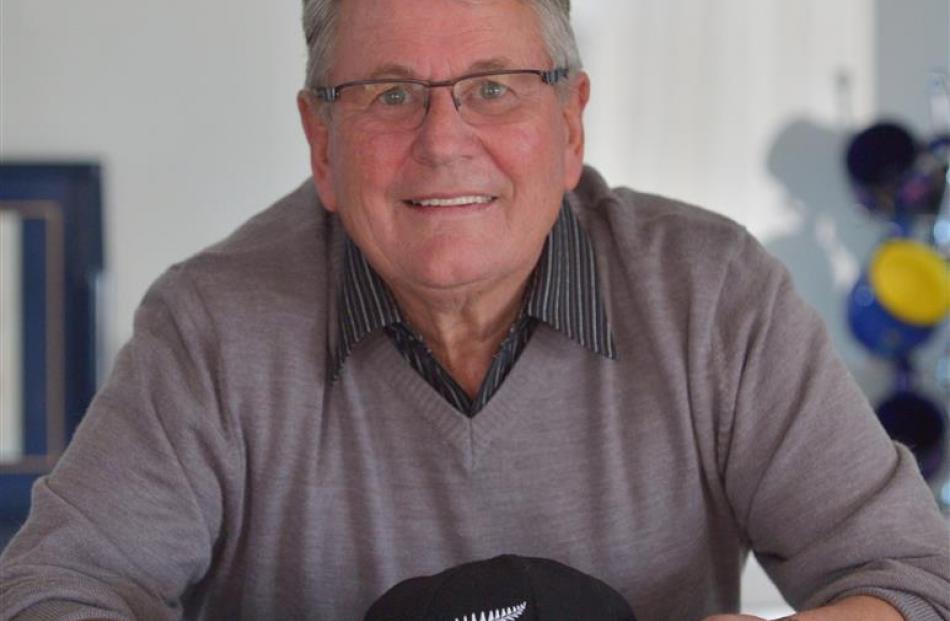 Former New Zealand and Otago wicketkeeper Barry Milburn at his Mosgiel home earlier this week....