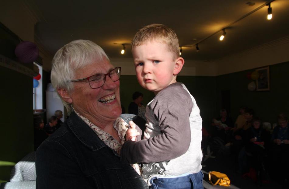 Plunket nurse Taieri Hore and one of her last "clients", 2-year-old Zac Townsend. Photo by...