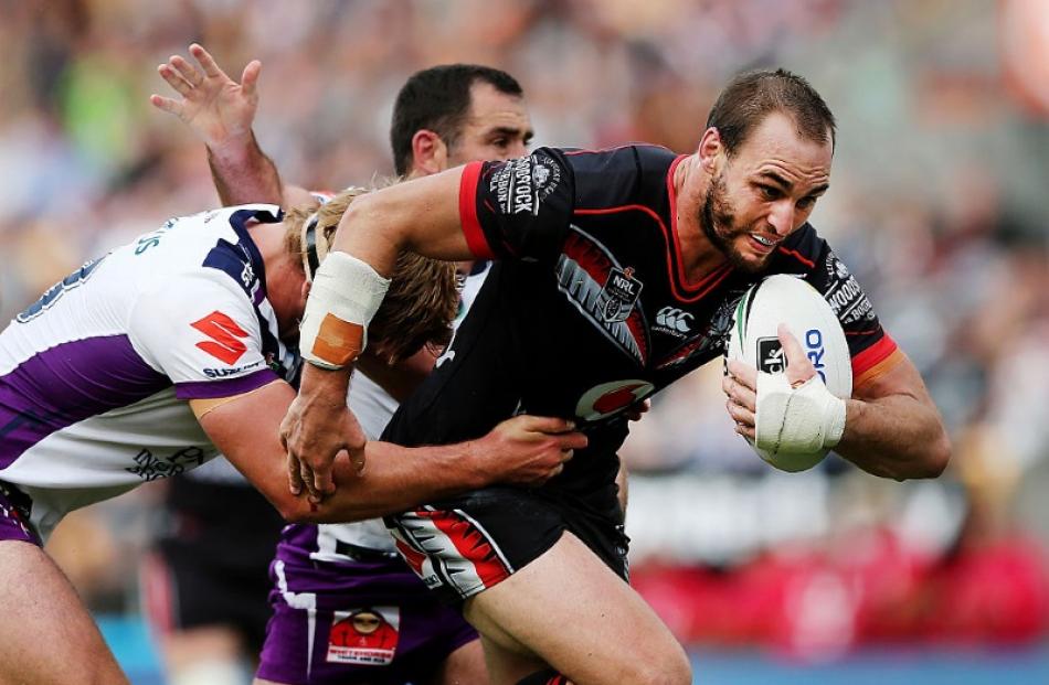 Simon Mannering will return to the Warriors' line up on Saturday. Photo: Getty Images