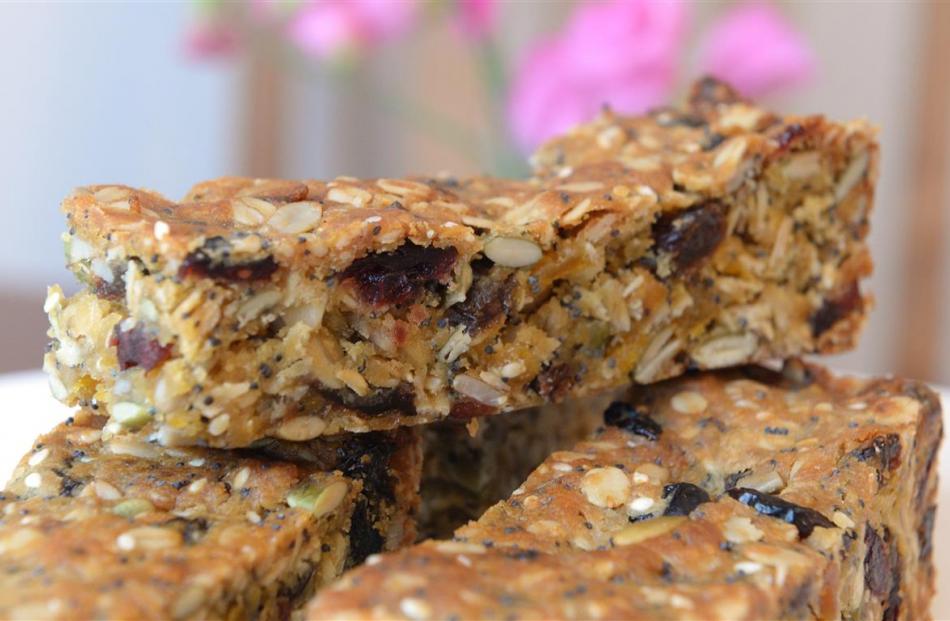 Wooden Table's muesli slice. Photo by Linda Robertson.