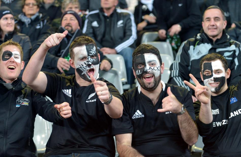 Crowd shots from the All Blacks' game against Wales at Forsyth Barr Stadium in Dunedin. Photos:...