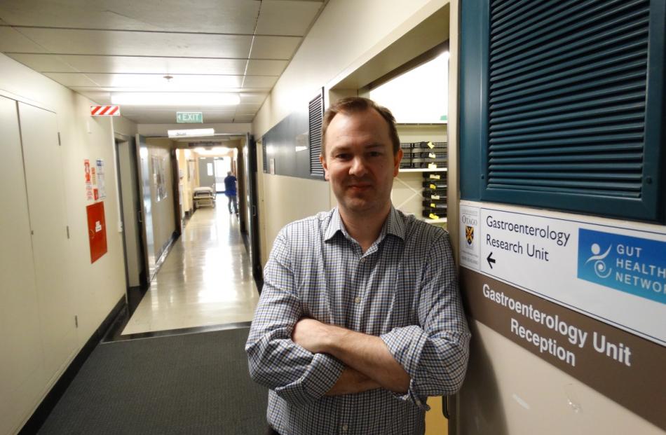 Dunedin Hospital gastroenterology department clinical leader Dr Jason Hill is looking forward to...