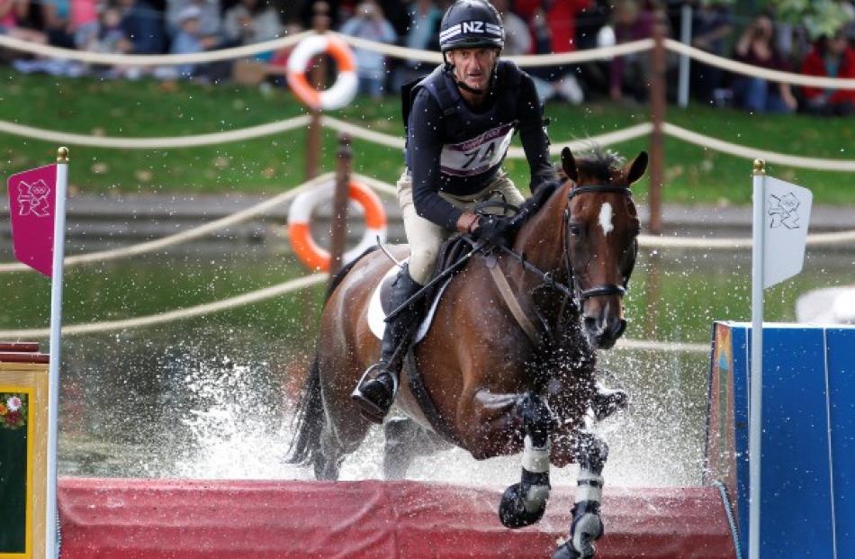 Mark Todd in action at the 2012 London Olympics.