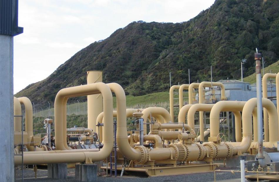 The Mokau compressor station. Photo supplied.