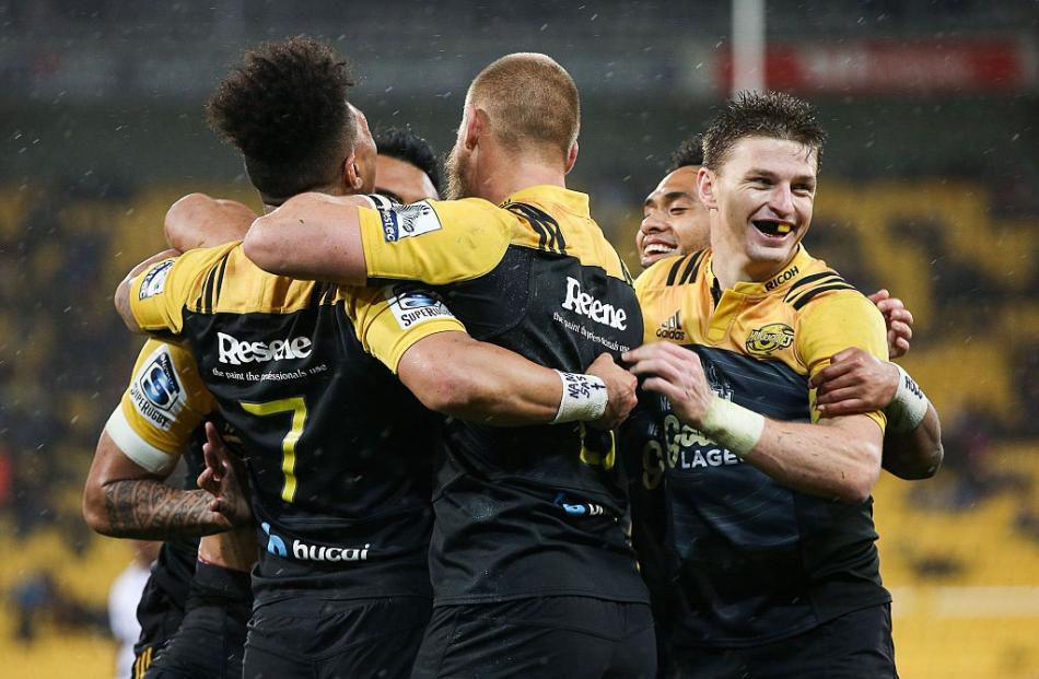 The Hurricanes thrashed the Sharks 41-0. Photo: Getty Images