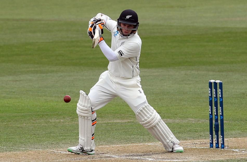 Tom Latham in action for the Black Caps in New Zealand at the end of last year. Photo: Getty Images