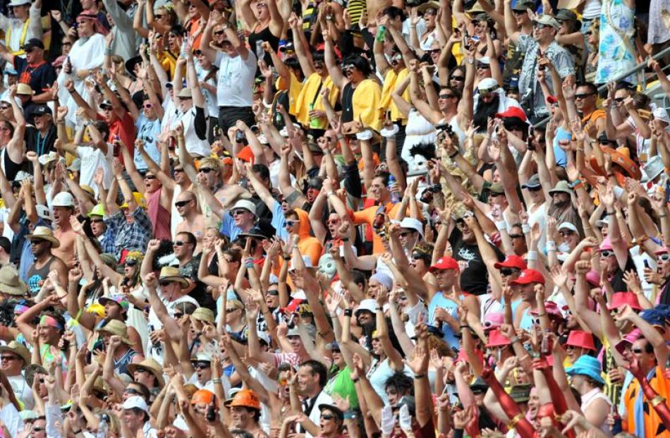 The Wellington Sevens is as much about the party off the field as it is the action on it.