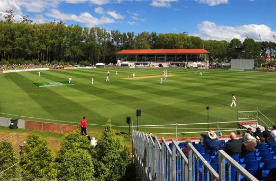 'Elemental magic'  . . . The University Oval in Dunedin. Photo ODT files