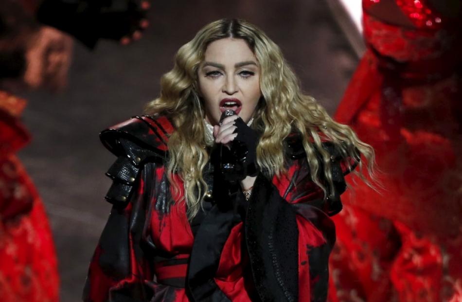 Madonna performs in Macau, China. Photo: Reuters