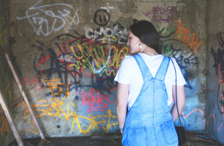 In this shoot Gracie wears: Dungaree's $49.95 @ Cotton On, t-shirt $14. 95 @ Factorie, handbag ...