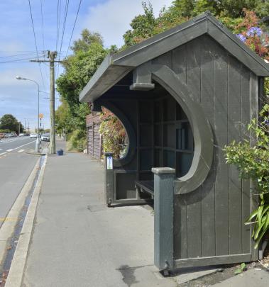 This redundant Dunedin bus shelter in Forbury Rd has no advisory signs saying they are no longer...