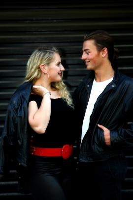 Sandy & Danny - Jess Larkins & Ben Hayward. Photos supplied.