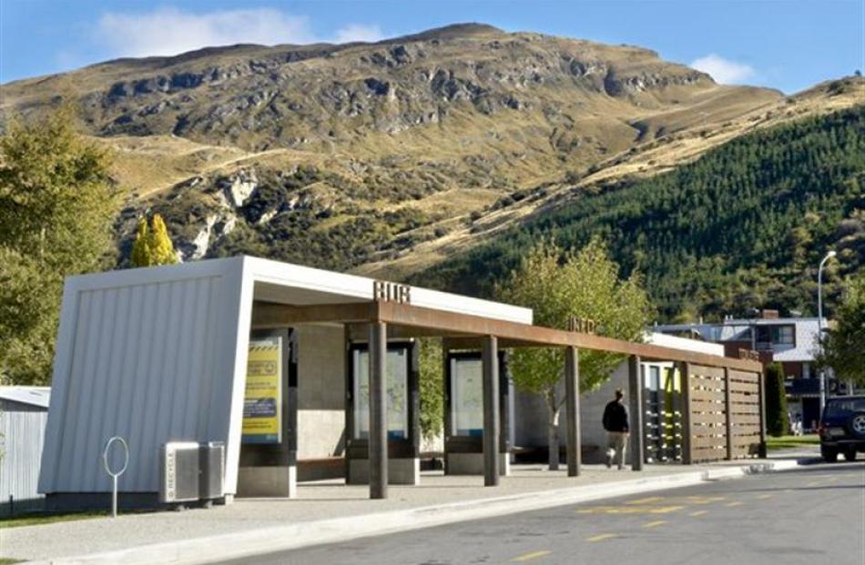 The Frankton bus shelter and public toilets by Mary Jowett Architects. Photo supplied.