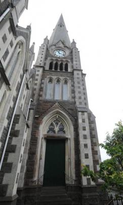 The exterior of the church.
