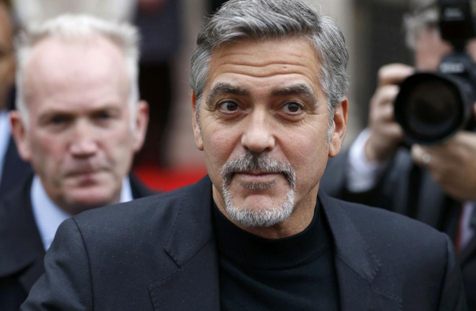 George Clooney. Photo: Reuters