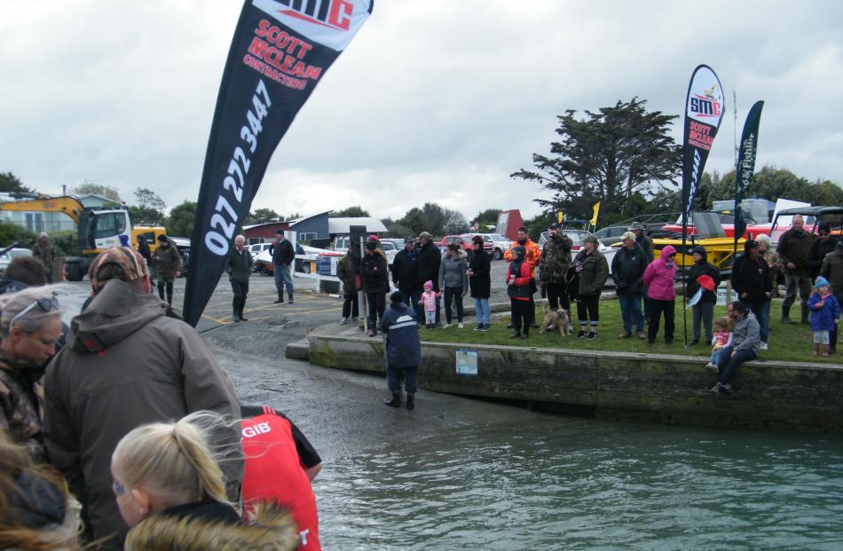 People mass around the ramp for more activities.