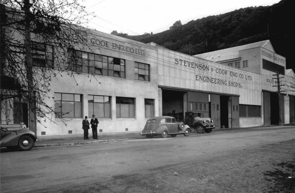 This image from the past shows the view of the wider complex. Photos: Port Chalmers Maritime...