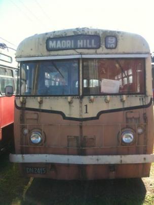 Dunedin's first trolley bus, DCT No 1. Photo by Philip Riley.