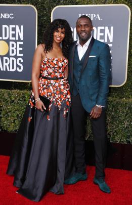 Sabrina Dhowr and Idris Elba. Photo: Reuters 