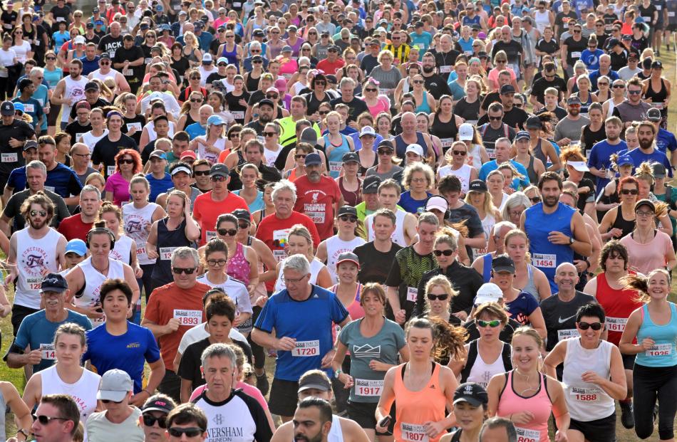 More than 1000 runners and walkers hauled themselves out of bed yesterday morning for the Surf to...