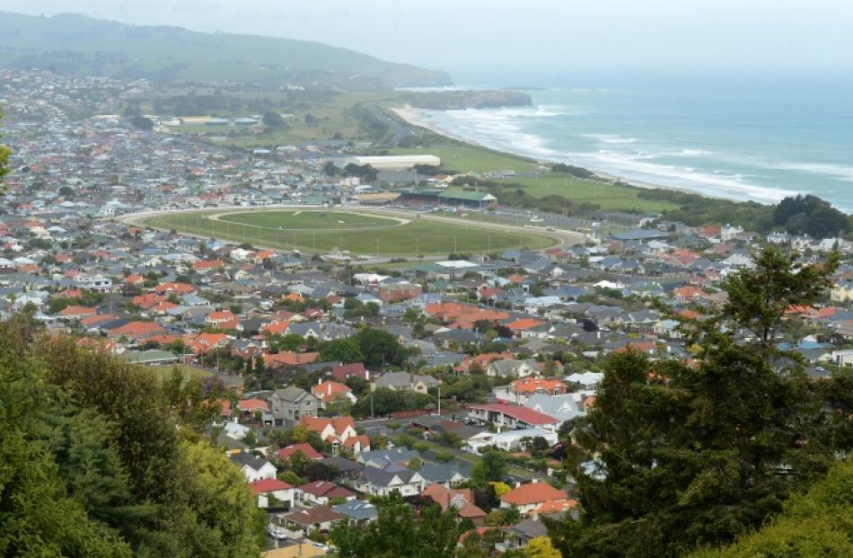 A view of St Clair, St Kilda, South Dunedin from Hillhead Rd. Photo: Linda Robertson