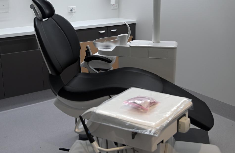 One of the new dental chairs in the University of Otago's clinical services building. The chairs...