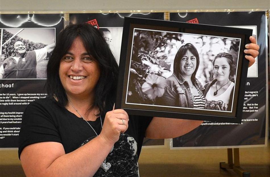Pania Tulia, of Dunedin, at the launch of the the Smoking Affects Lives Pasifika project at Burns...