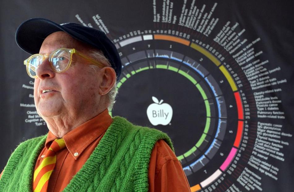 Auckland artist Billy Apple has no problems having his genome displayed for all to see on the...
