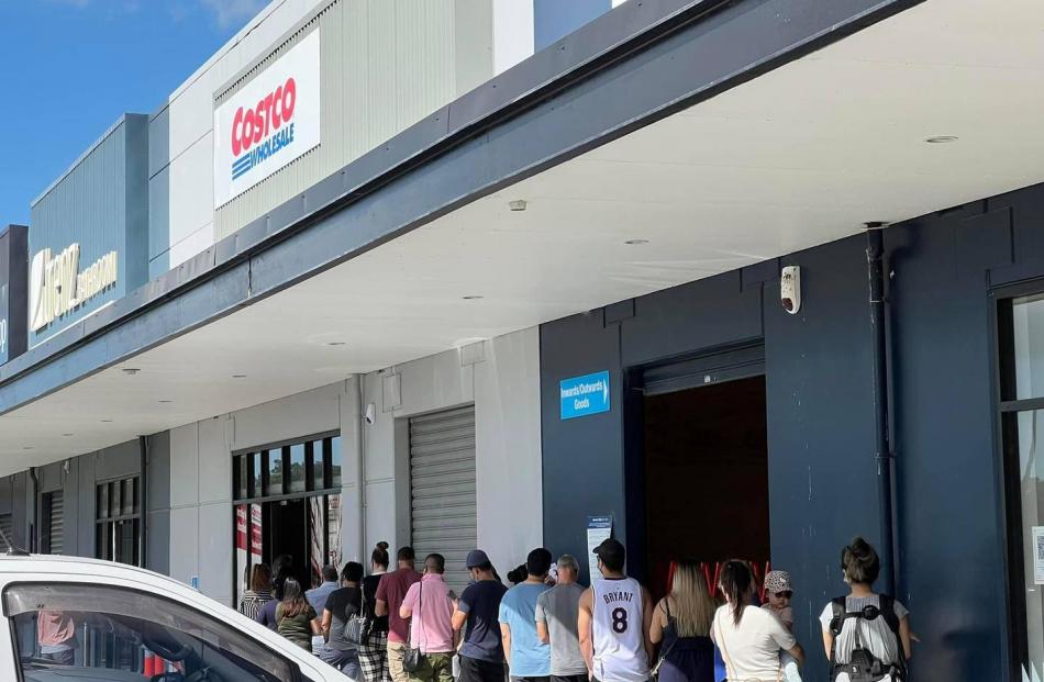 With no online registration option, queuing at Costco's temporary office in Kakano Rd is the only...