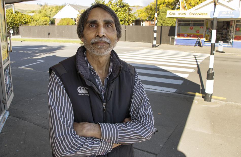 Kamlesh Patel, who owns the Opawa Universal Dairy, said he supports the proposal to lower speed...