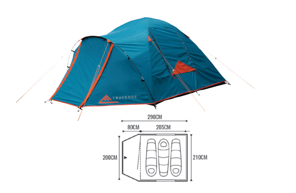 Spirit 3 person Tent - $169.99 from Hunting and Fishing Dunedin