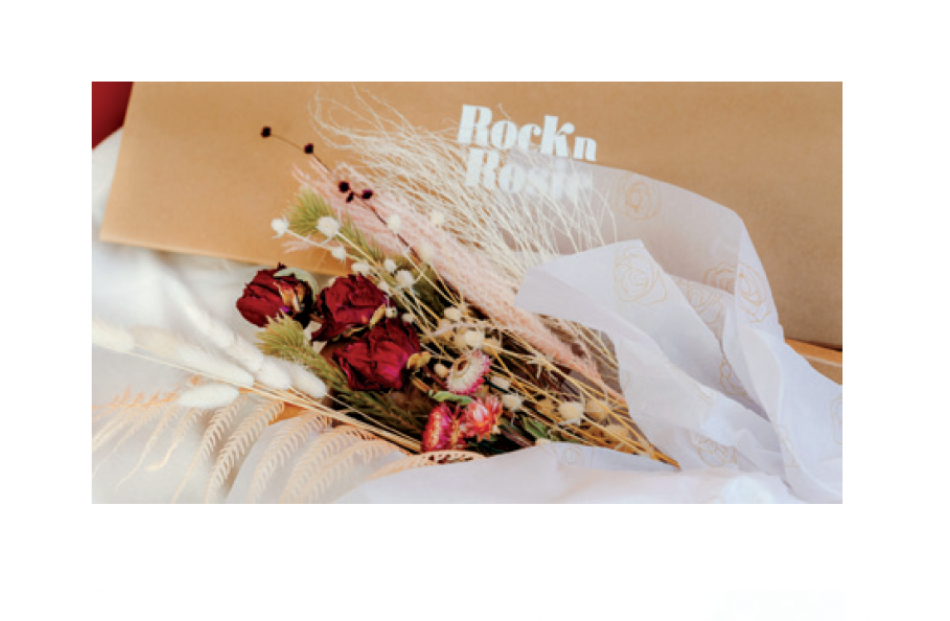RocknRosie at the door - DIY dried floral gift box for at-home creations $89 from RocknRosie
