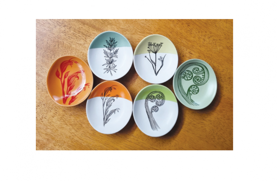 New Zealand Designer Jo Luping 10cm bowls $26.95 from ToitŪ Otago Settlers Museum.