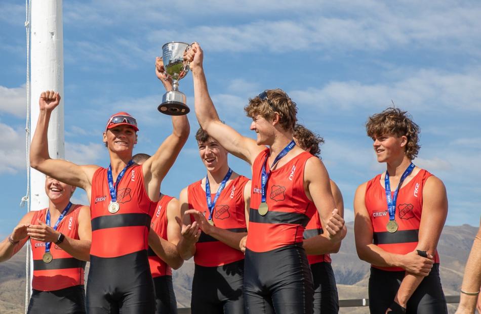 St Bede’s College are contenders for this year’s Maadi Cup after winning the under-18 coxed eight...