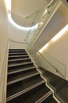 The new stairwell at the Glenroy.