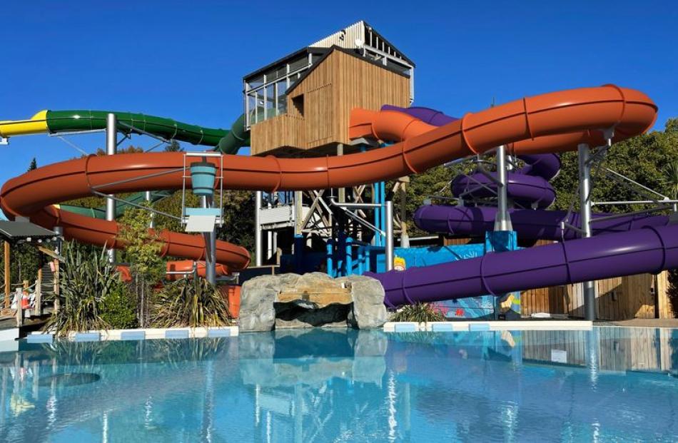 The new slides at Hanmer Springs Thermal Pools and Spa promise a colourful journey. PHOTO: SUPPLIED
