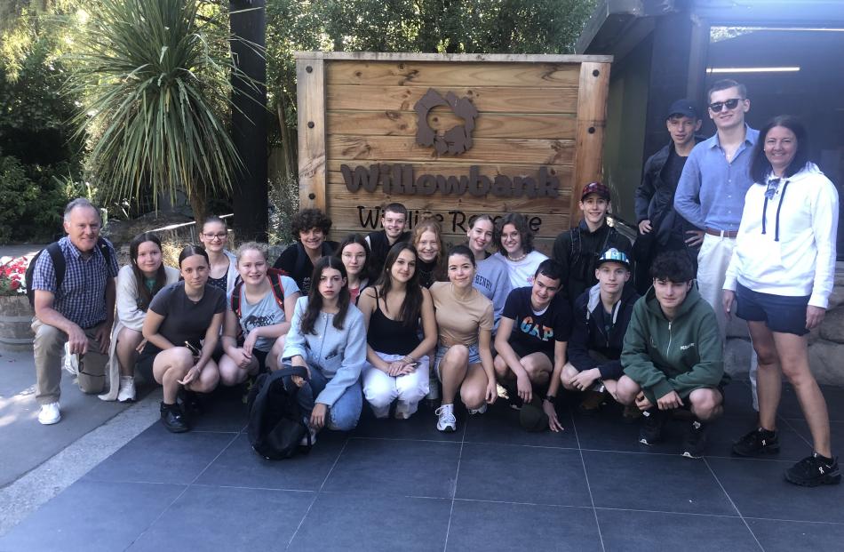 German students enjoyed some sightseeing in Canterbury last month with former Rangiora New Life...