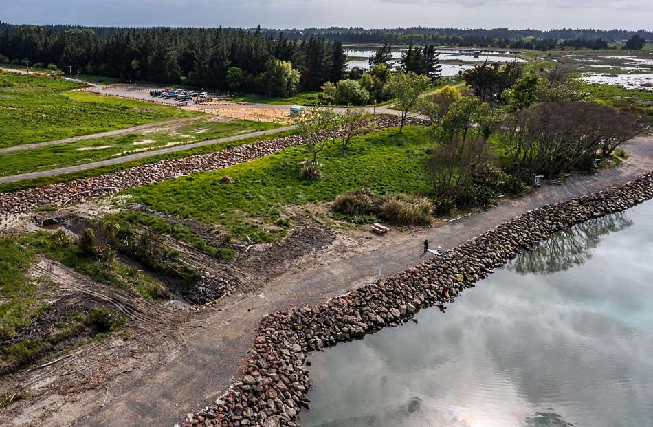 Kaiapoi is protected by works on the Waimakariri and Kaiapoi rivers, including at McIntoshs' bend...