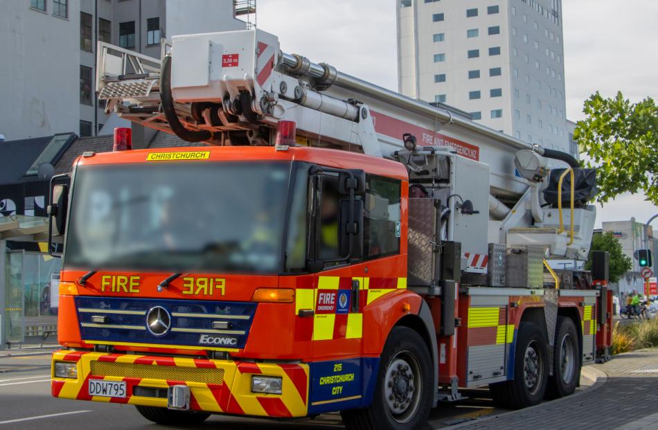 Christchurch is currently covered by one fire appliance equipped with a 30-metre ladder capable...