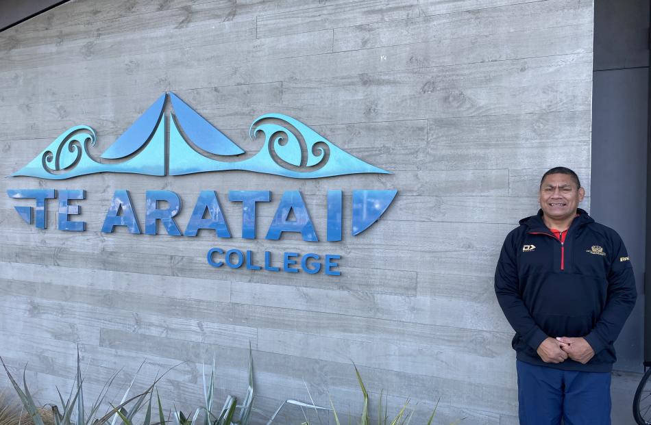 Robbie Timo is a school teacher at Te Aratai College in Linwood. Photo: Supplied