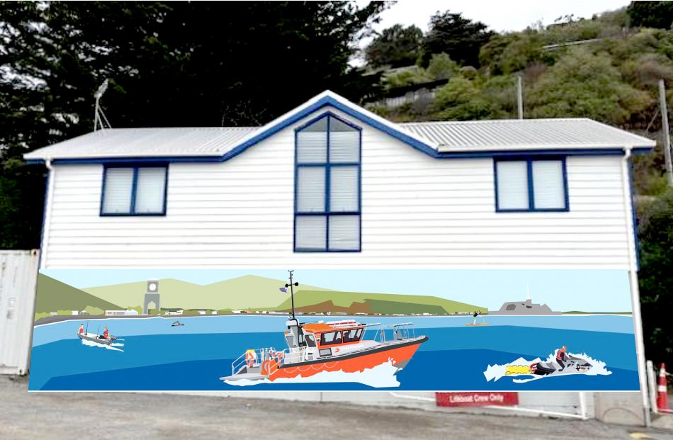 The design of the mural was done by Oli Aikawa. Photo: Supplied.