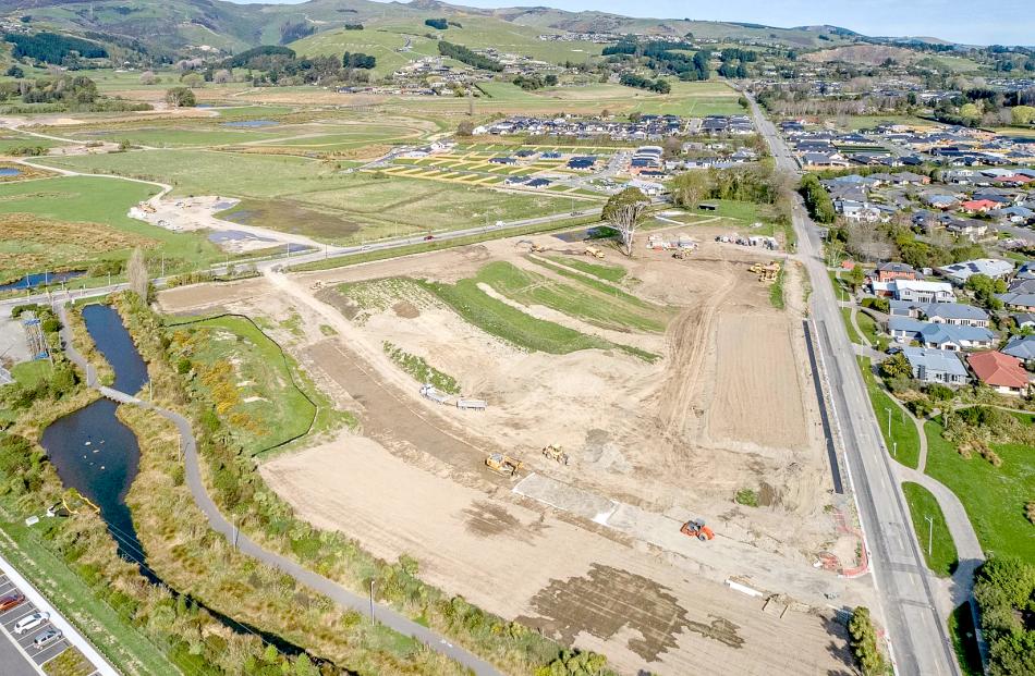 Oakridge Homes is building about 50 houses in the Milns Green subdivision near Halswell Domain....