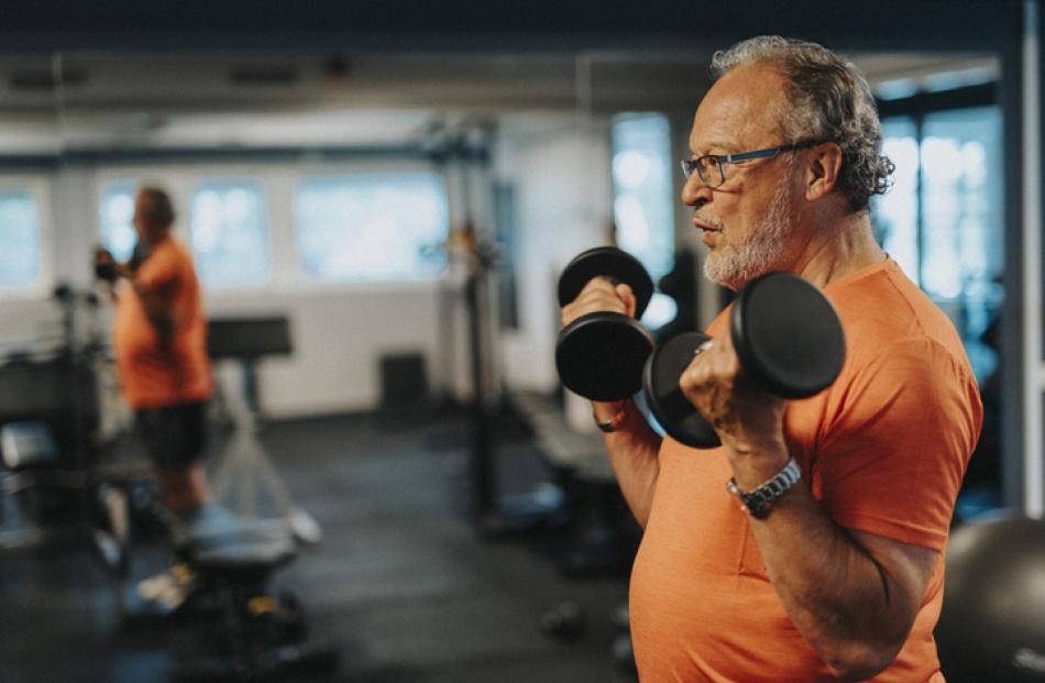 Gym work was the second-highest cause of sporting injuries in Canterbury this year. PHOTO: GETTY