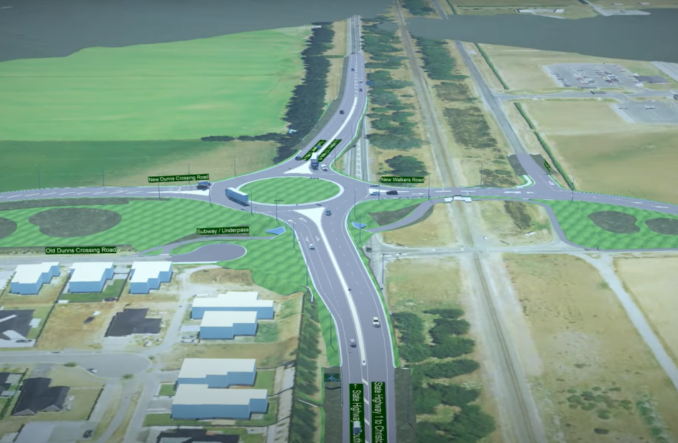 Detailed plans of what the flyover and the Dunns Crossing roundabout is likely to look like....