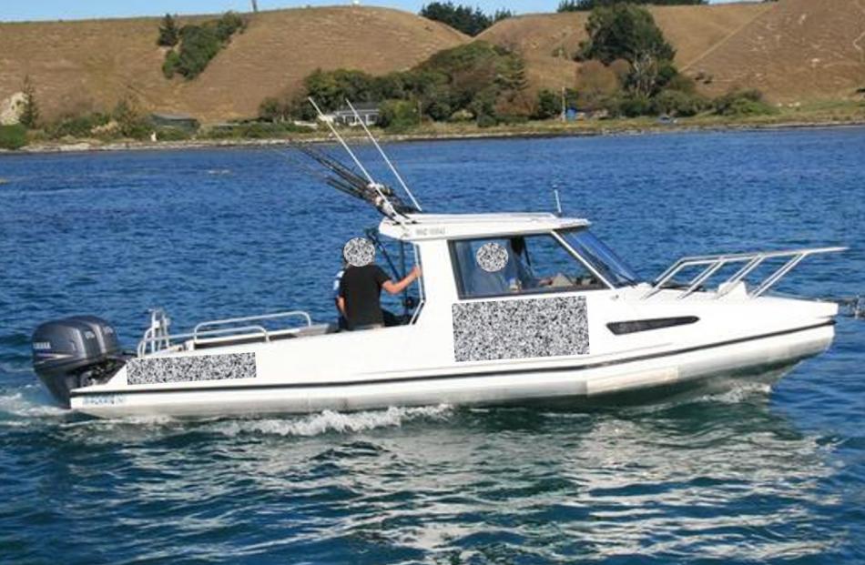 The i-Catcher was an 8m aluminium pontoon boat. Photo: Transport Accident Investigation Commission