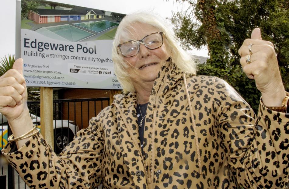 St Albans Pavilion and Pool Inc chair Lynne O’Keefe is thrilled work on the new Edgeware Pool is...