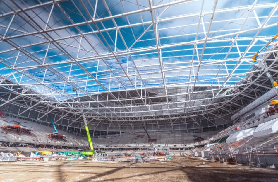 One New Zealand Stadium at Te Kaha remains on track to open in April next year. Photo:...