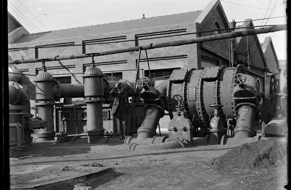 The Dunedin Gasworks, circa 1938.