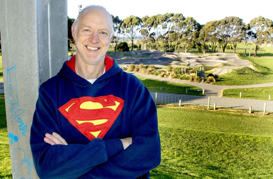 Rick Houghton outside the club in his trademark sweatshirt. Photo: Geoff Sloan