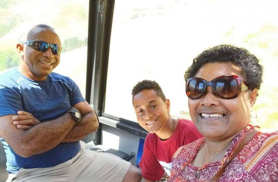 (From left) Nemani Tunidau, Eparama Tunidau and Laisa Waka Tunidau. Photo: Supplied